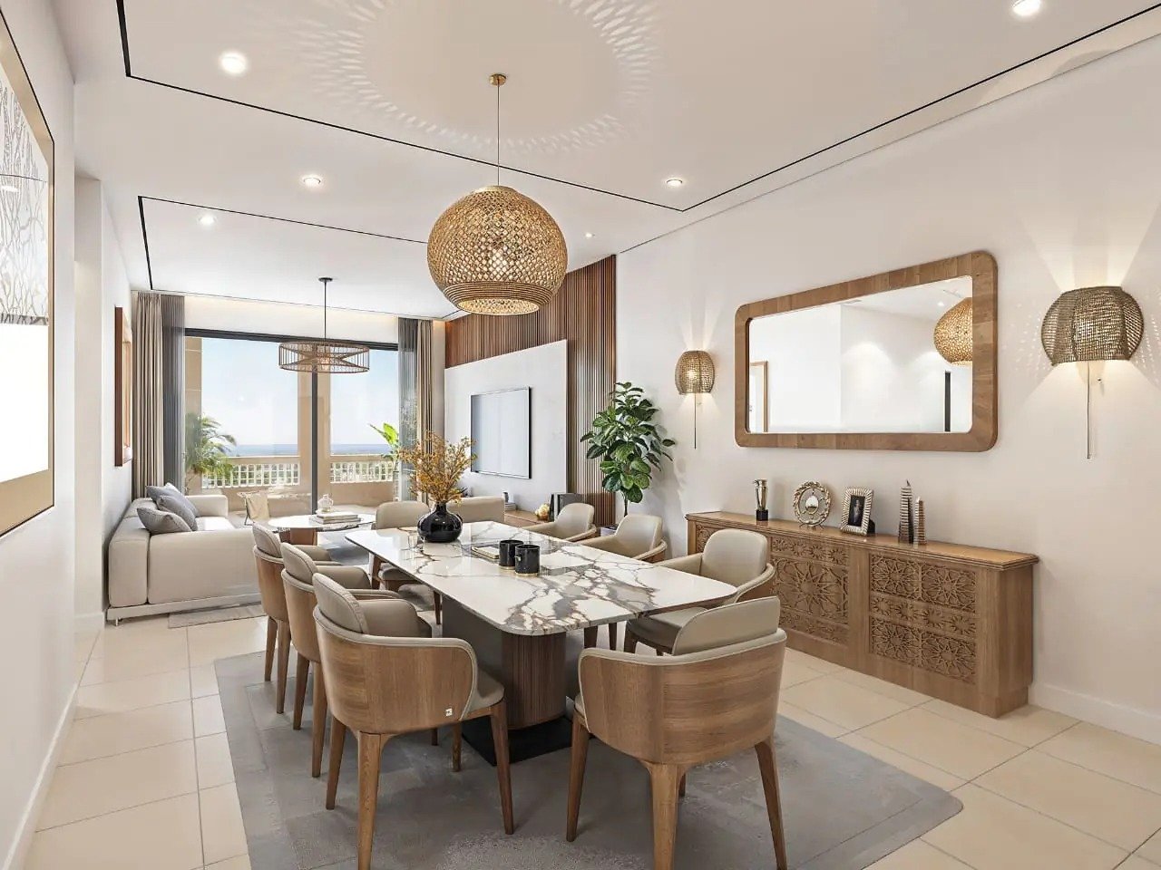 imgi_32_Living-area Luxury 1, 2 & 3 Bedroom En-Suite Apartments For Sale in Mtwapa, Kilifi | Moorings Sea View Residences with Ocean Views