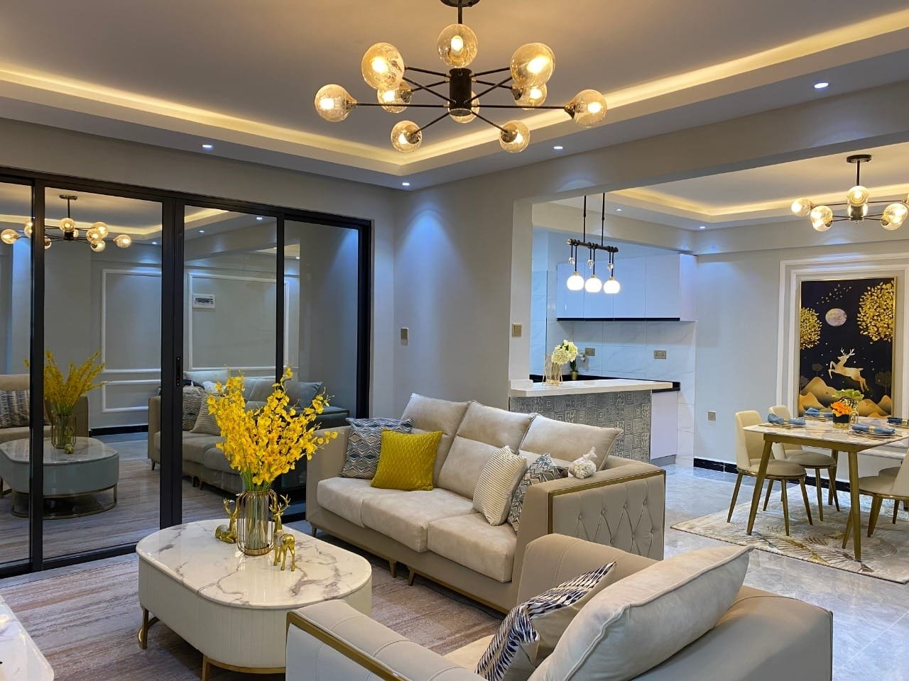 imgi_35_Lounge (1) Diamond Homes Apartments in Kileleshwa, Nairobi | Modern Studios, 2 & 3 Bedroom Apartments for Sale